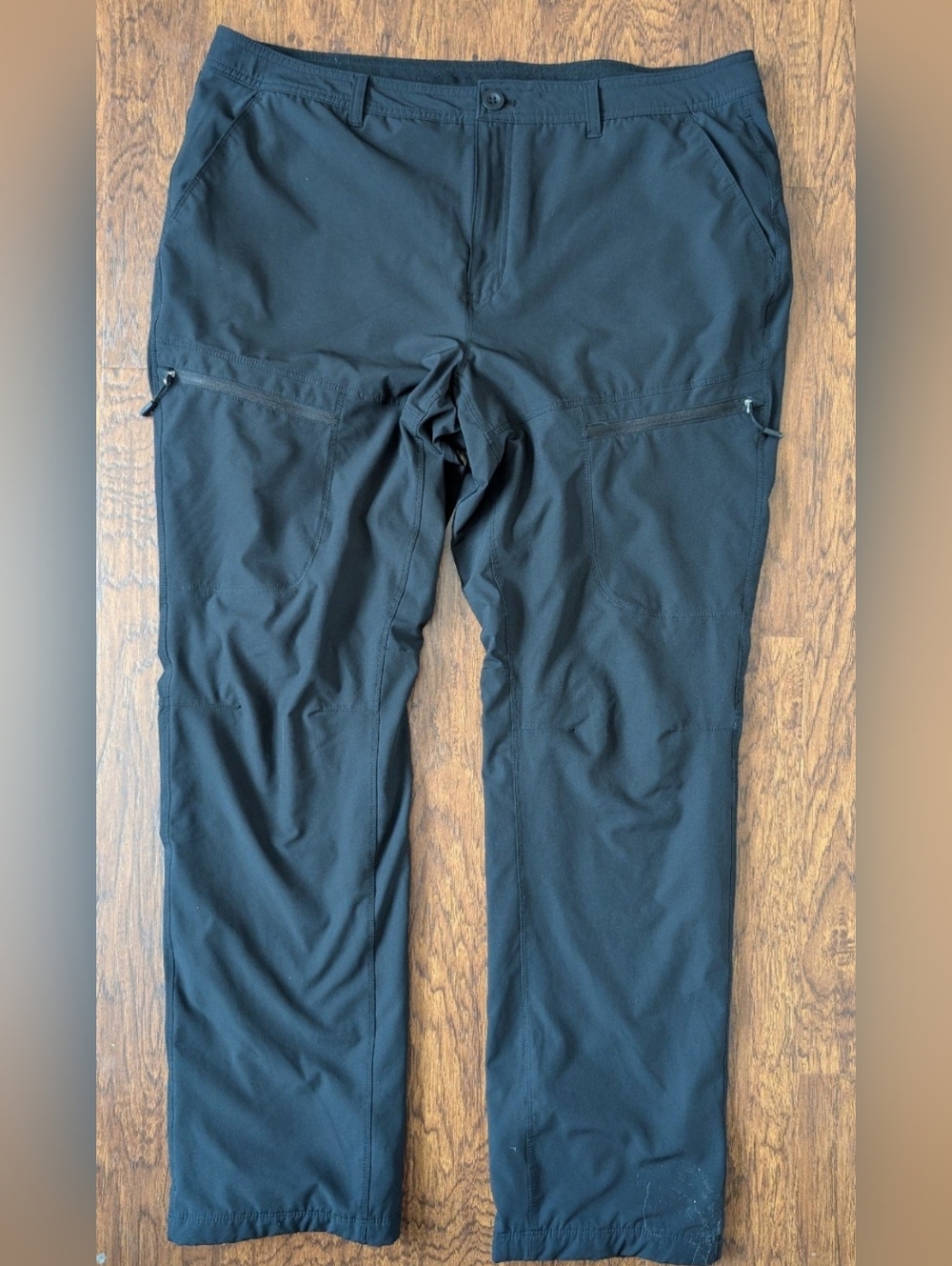 Eddie Bauer Black Women's Fleece Lined Cargo Performance Pants Size 16